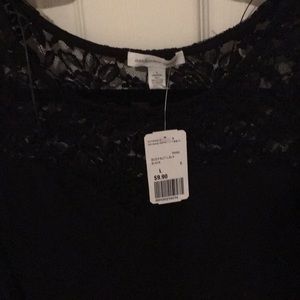 Forever 21 Tops - NWT- Black l/s body suit w/ lace detail size L Forever 21 Tops - NWT- Black l/s body suit w/ lace detail size L